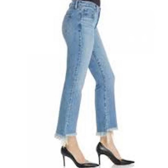 J Brand Denim - J Brand Selena Mid Rise Bootcut Fray Crop Jeans 26